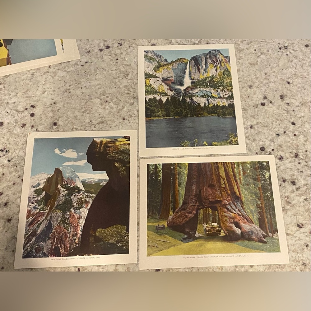 Vintage Yosemite National Park Photos